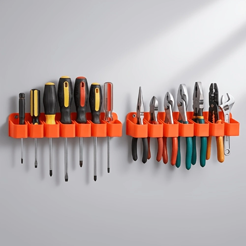 Workshop Tools Shelf - 2-delige wandmontage gereedschapsopbergrek garage gereedschapsorganizer houder