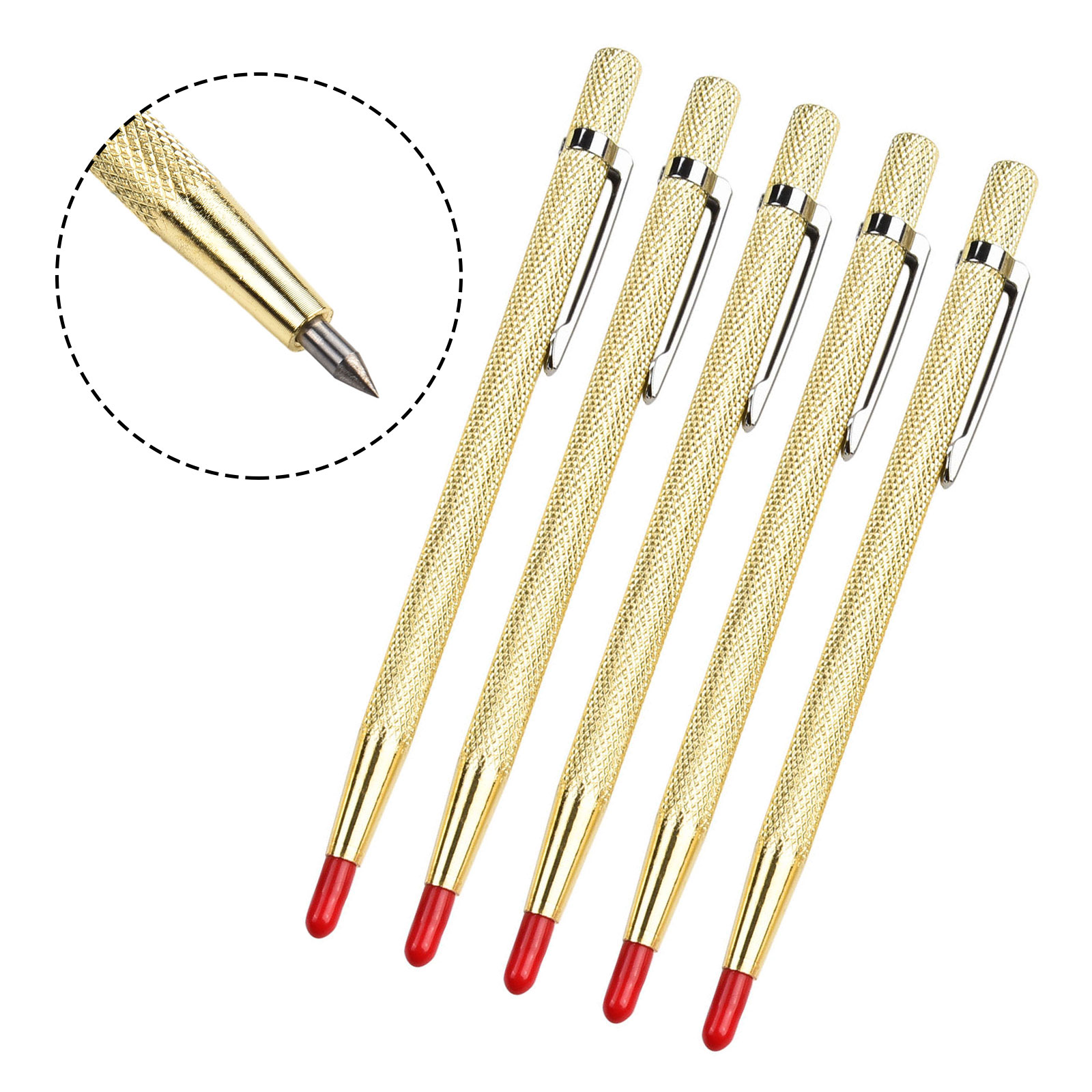 Workshop Hand Tools And Equipment - Letterpen, glazenknipper, gouden slijtvaste snijmachine, metalen