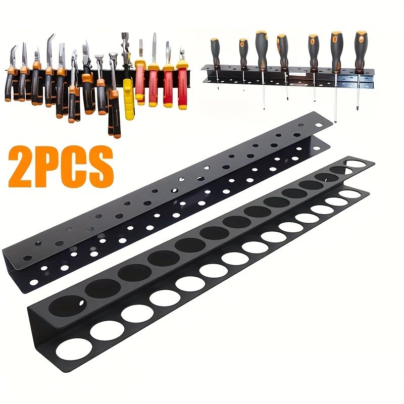 Workshop Tools Display - Staal wandmontage schroevendraaier- en sleutelhouder, schroevendraaier-opbergrek,