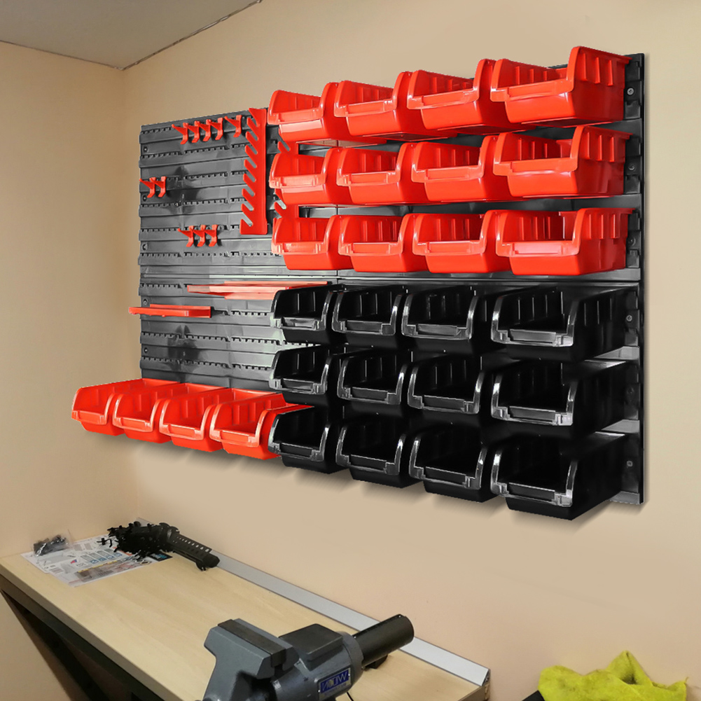 Workshop Tools Shelf - Gereedschapswandrek, gereedschapshouders, multifunctioneel wandgemonteerd gereedschapsrek, extra
