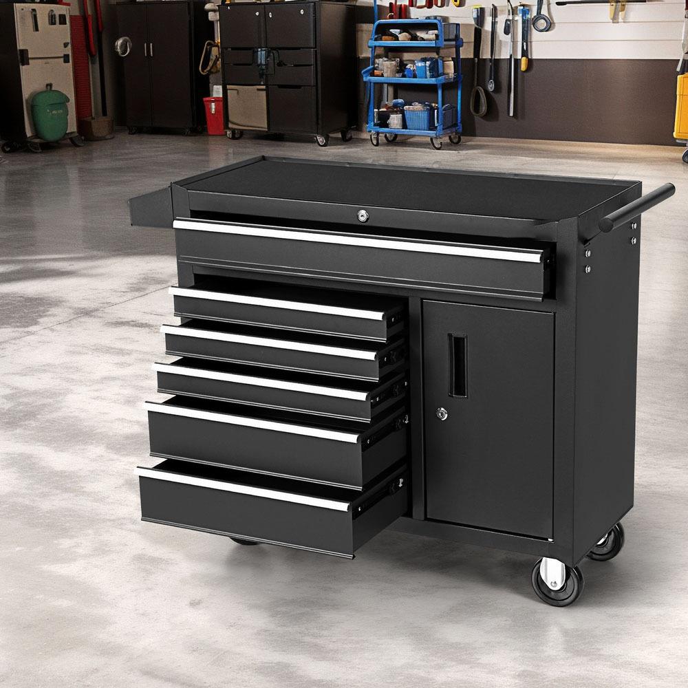 6-laden gereedschapskist opber - Workshop Tools Trolley recensie en prijs
