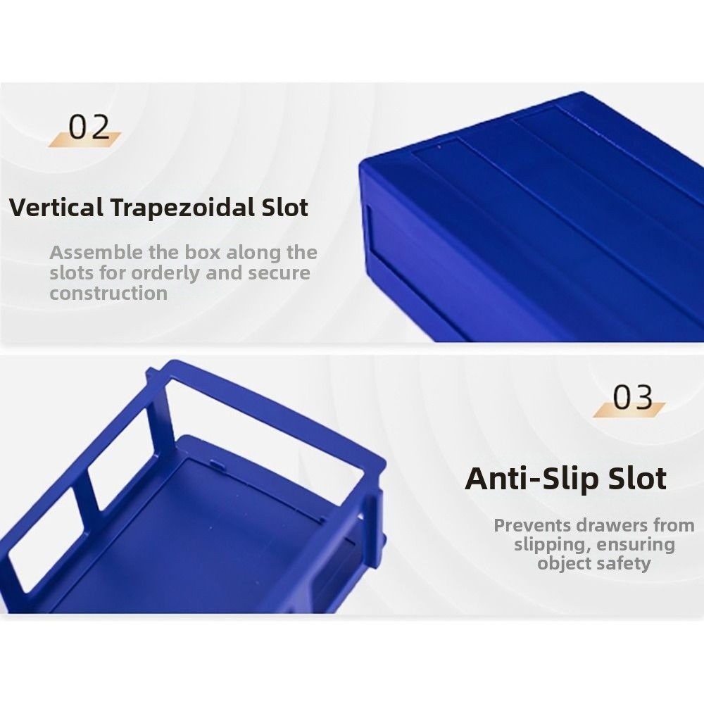 Multicolor opbergbox met laden - Workshop Tools Shelf recensie en prijs