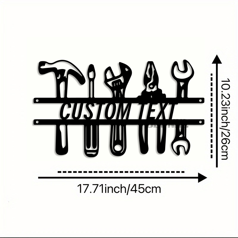 DIY industriële stijl ijzeren  - Workshop Tools With Name recensie en prijs