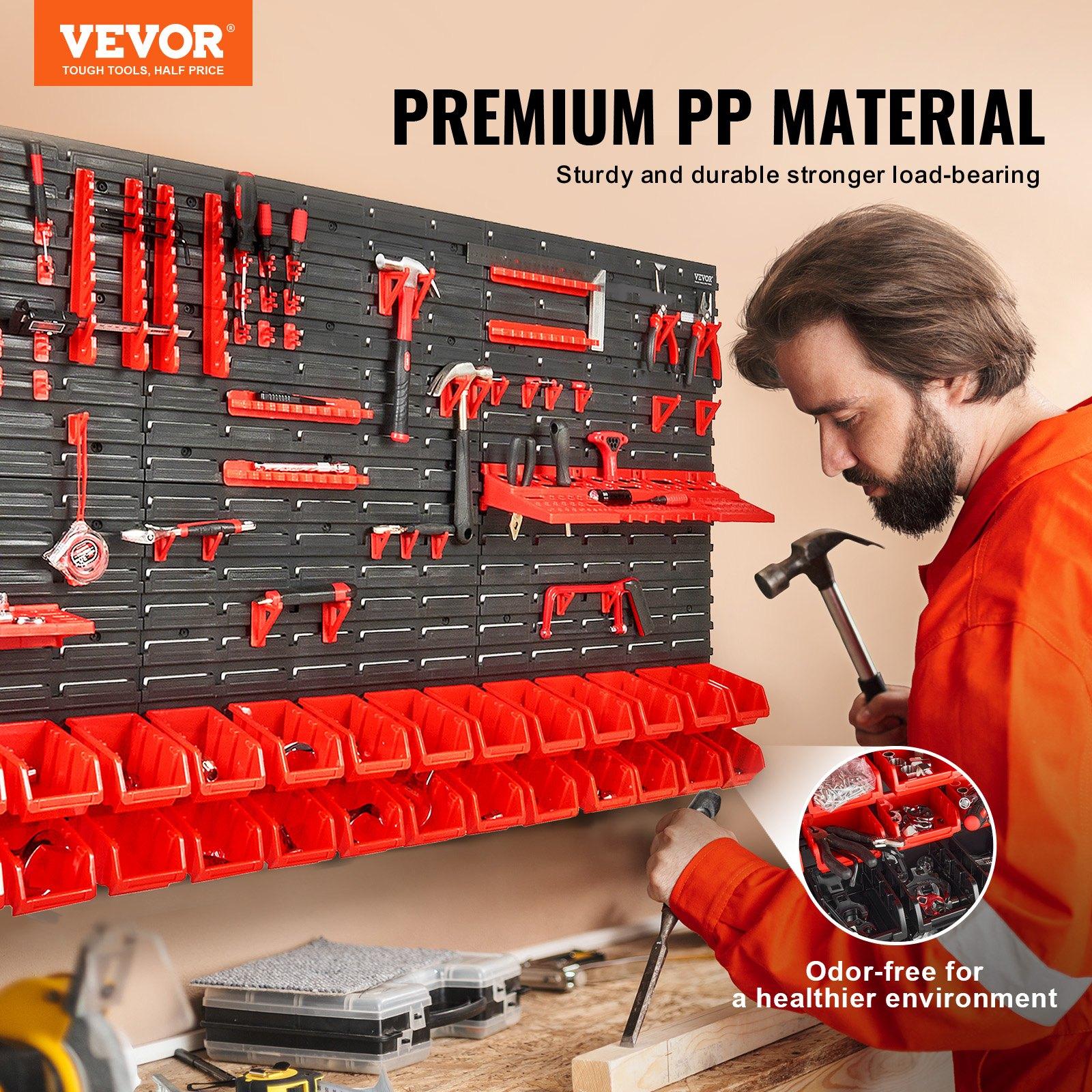 Wandmontage 30-delige plastic  - Workshop Tools Shelf recensie en prijs