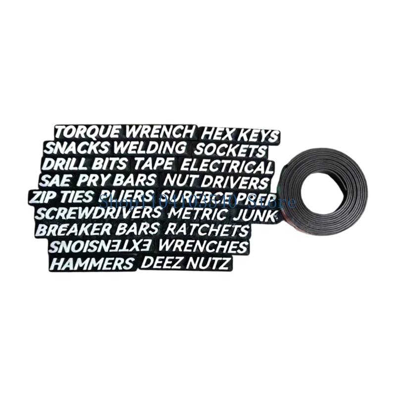 02DC Garage Tool Labels Zelfkl - Workshop Tools With Name recensie en prijs