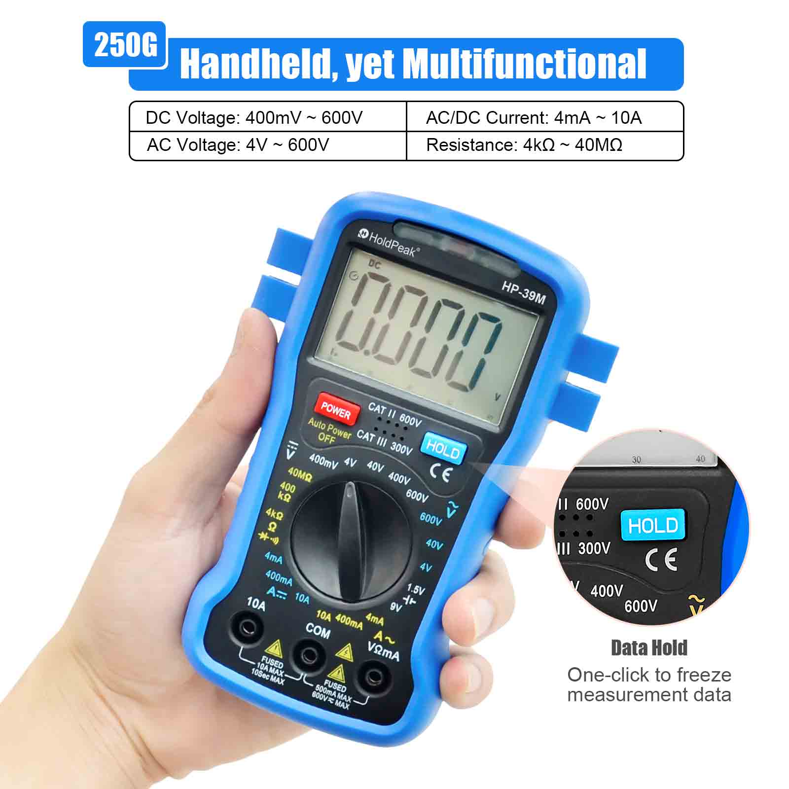 Digitale multimeter met True R - Workshop Tools Display recensie en prijs