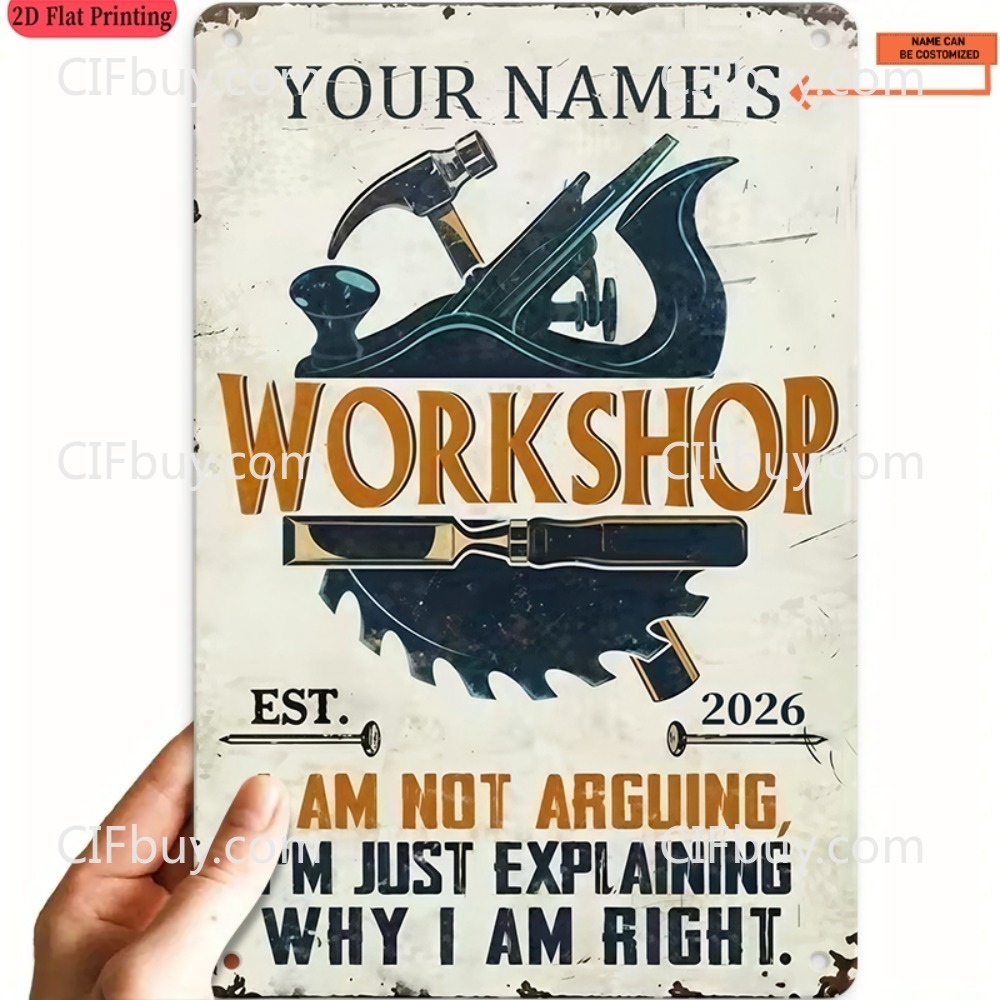 2D Platte Op Maat Gemaakte Naa - Workshop Tools With Name recensie en prijs