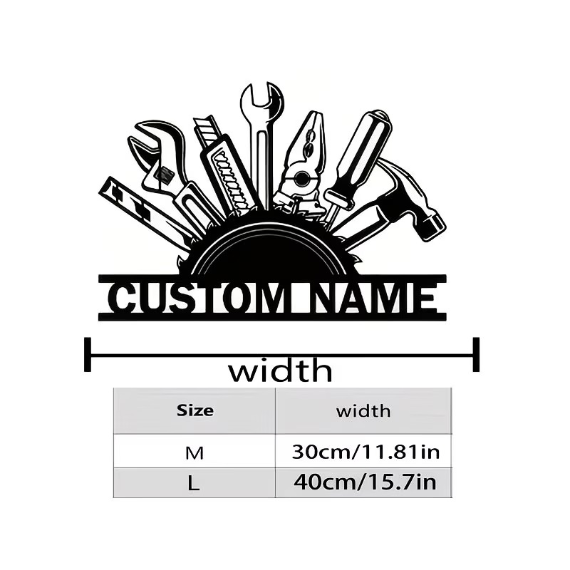 Op maat gemaakte metalen geree - Workshop Tools With Name recensie en prijs